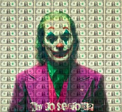 Why So Serious by Diederik Van Apple - Mixed Media on Aluminium sized 43x39 inches. Available from Whitewall Galleries